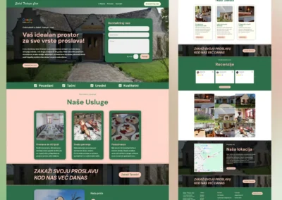 Web sajt za Salas Tresnjin Cvet - Gastroklik