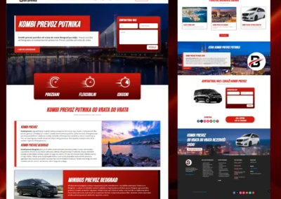 Web sajt za Kombi Prevoz Beoprevoz Beograd - Gastroklik