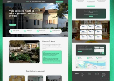 Web sajt za Villa Quantum Beograd - Gastroklik